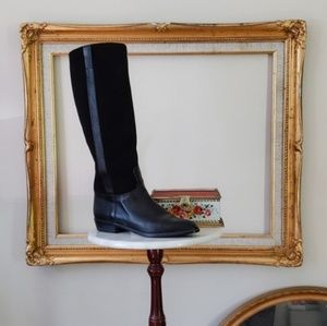 Pappagallo Black Italian Leather & Suede Black 7